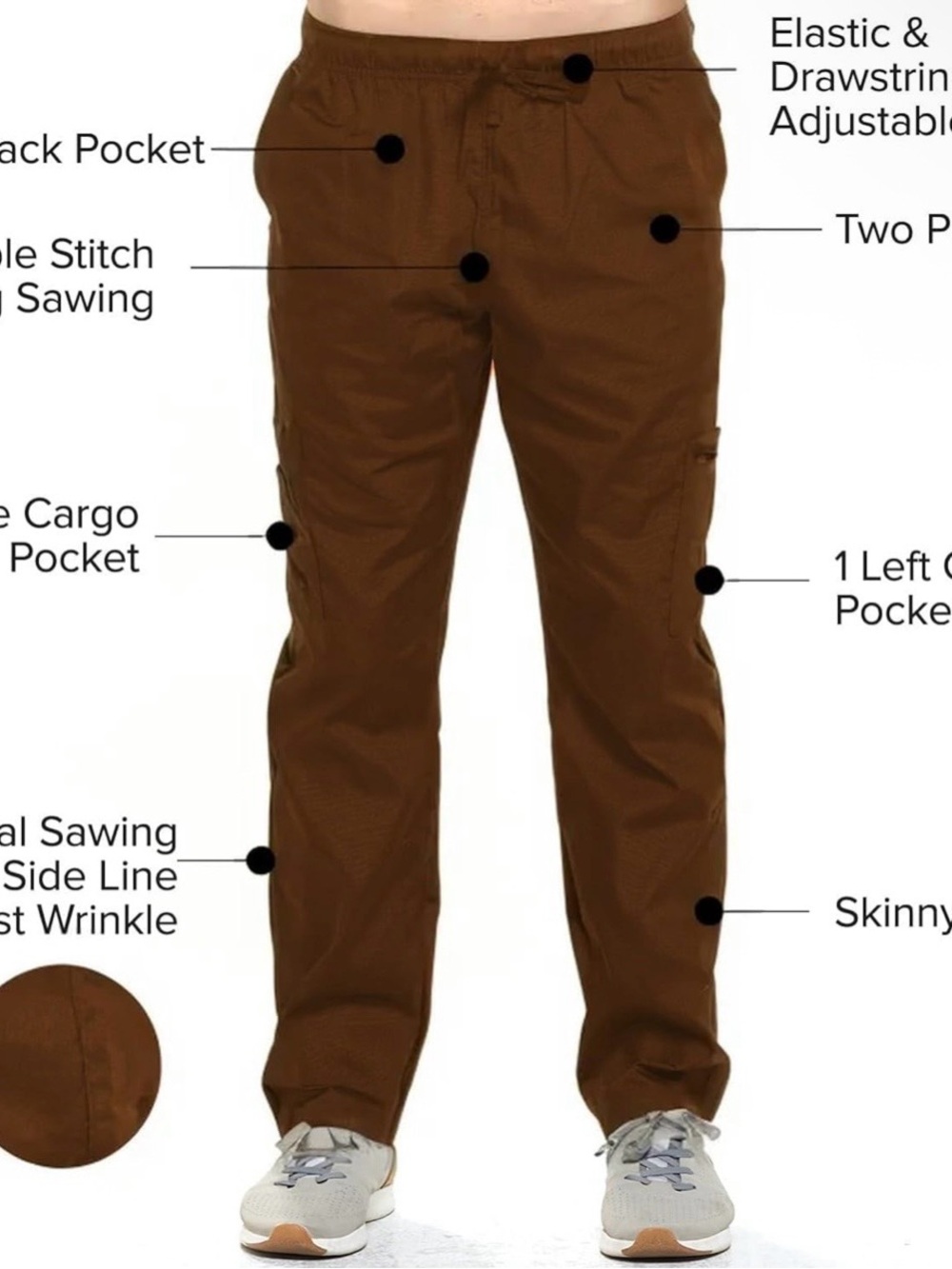 Dagacci Medical Scrub Bottom - Picture 1 of 2
